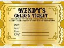 22 Format Golden Ticket Birthday Invitation Template For Free for Golden Ticket Birthday Invitation Template