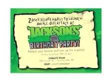 22 Free Free Zombie Birthday Invitation Template in Photoshop for Free Zombie Birthday Invitation Template