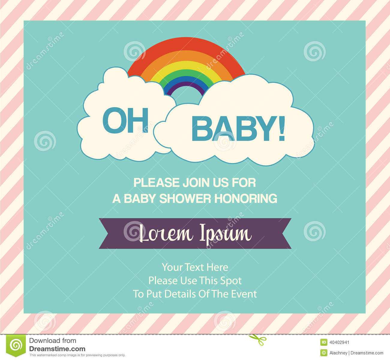 22 Report Baby Shower Invitation Template Vector Layouts by Baby Shower Invitation Template Vector