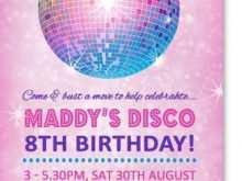 22 The Best Disco Party Invitation Template With Stunning Design by Disco Party Invitation Template
