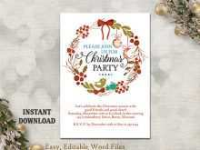 22 Visiting Christmas Party Invitation Template Editable in Photoshop with Christmas Party Invitation Template Editable