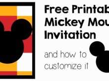 23 Best Mickey Mouse Invitation Card Blank Template Photo for Mickey Mouse Invitation Card Blank Template