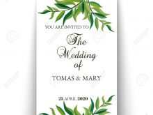 23 Blank Wedding Invitation Template Greenery Layouts by Wedding Invitation Template Greenery