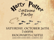 23 Creating Harry Potter Party Invitation Template Maker by Harry Potter Party Invitation Template