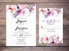 23 Customize Our Free Watercolor Floral Wedding Invitation Template for Ms Word with Watercolor Floral Wedding Invitation Template