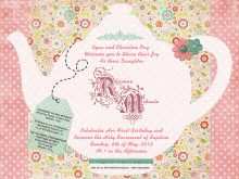 23 Format Royal Tea Party Invitation Template for Ms Word with Royal Tea Party Invitation Template