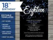23 Free Printable Editable Birthday Invitation Template in Word by Editable Birthday Invitation Template