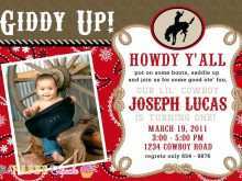 23 Free Printable Western Party Invitation Template Download with Western Party Invitation Template