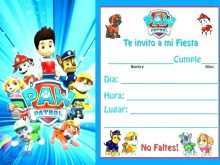 23 How To Create Paw Patrol Party Invitation Template Maker with Paw Patrol Party Invitation Template