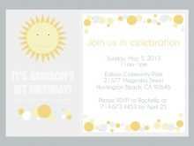 23 How To Create You Are My Sunshine Birthday Invitation Template in Word by You Are My Sunshine Birthday Invitation Template