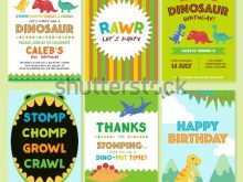 23 Online Dinosaur Birthday Invitation Template With Stunning Design for Dinosaur Birthday Invitation Template