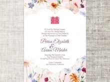 23 Report Chinese Wedding Invitation Template Layouts for Chinese Wedding Invitation Template