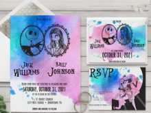 23 The Best Jack And Sally Wedding Invitation Template Now with Jack And Sally Wedding Invitation Template