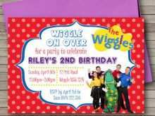 23 Visiting Wiggles Birthday Invitation Template in Photoshop with Wiggles Birthday Invitation Template