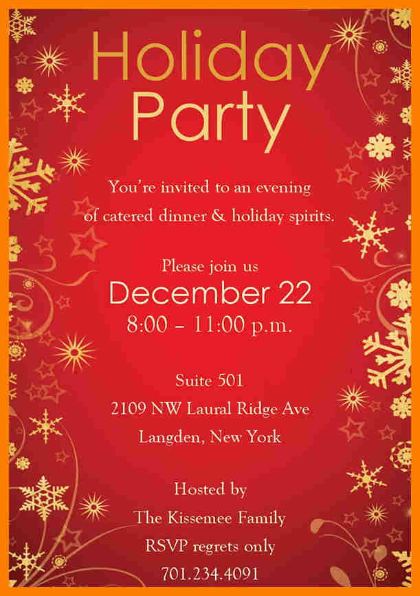 24 Adding Holiday Party Invitation Template in Photoshop by Holiday Party Invitation Template