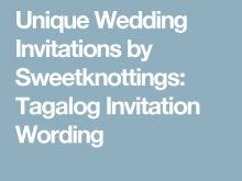 24 Create Tagalog Wedding Invitation Template With Stunning Design by Tagalog Wedding Invitation Template