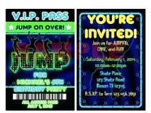 24 Create Trampoline Birthday Party Invitation Template For Free for Trampoline Birthday Party Invitation Template