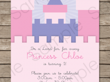 24 Creative Princess Birthday Invitation Template in Photoshop with Princess Birthday Invitation Template