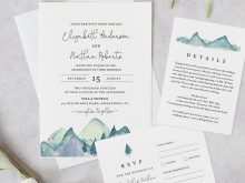24 Creative Wedding Invitation Template Mountain Maker by Wedding Invitation Template Mountain
