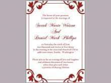 24 Customize Wedding Invitation Template Maroon Formating by Wedding Invitation Template Maroon