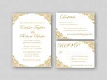24 Free Golden Wedding Invitation Template For Free by Golden Wedding Invitation Template