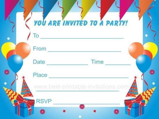 24 Free Printable Birthday Invitation Templates Boy Free With Stunning Design With Birthday Invitation Templates Boy Free Cards Design Templates