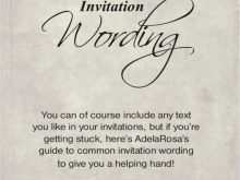 Free Wedding Invitation Template Uk