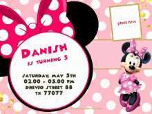 24 How To Create Minnie Mouse Birthday Invitation Template Layouts for Minnie Mouse Birthday Invitation Template