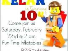24 Report Birthday Invitation Template Lego Maker for Birthday Invitation Template Lego