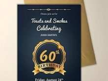 24 Report Elegant 60Th Birthday Invitation Templates Templates with Elegant 60Th Birthday Invitation Templates