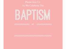 24 Standard Blank Baptism Invitation Template for Ms Word by Blank Baptism Invitation Template