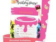 24 The Best Art Party Invitation Template Free Maker with Art Party Invitation Template Free