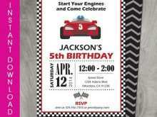 24 The Best Go Kart Birthday Invitation Template Maker by Go Kart Birthday Invitation Template