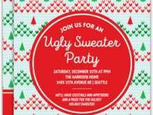 25 Blank Ugly Sweater Holiday Party Invitation Template PSD File by Ugly Sweater Holiday Party Invitation Template