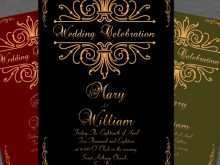 25 Create Elegant Wedding Invitation Card Template Photo for Elegant Wedding Invitation Card Template