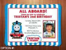 25 Create Thomas The Train Blank Invitation Template Maker for Thomas The Train Blank Invitation Template