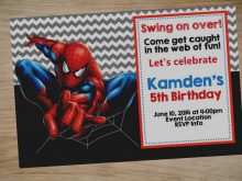 25 Creating Spiderman Party Invitation Template Free Now by Spiderman Party Invitation Template Free
