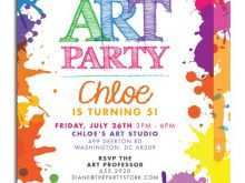 25 Creative Art Party Invitation Template Free With Stunning Design for Art Party Invitation Template Free