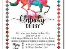 25 Creative Kentucky Derby Party Invitation Template With Stunning Design with Kentucky Derby Party Invitation Template