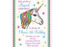 25 Customize Our Free Unicorn Birthday Invitation Template Maker with Unicorn Birthday Invitation Template