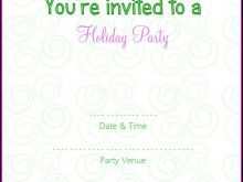 25 Format Blank Holiday Invitation Template With Stunning Design with Blank Holiday Invitation Template