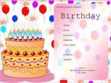 25 Online Invitation Card Format For Birthday Maker with Invitation Card Format For Birthday