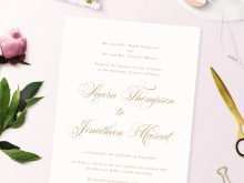 Traditional Wedding Invitation Template