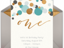 25 Standard 1St Birthday Invitation Template Online in Photoshop by 1St Birthday Invitation Template Online