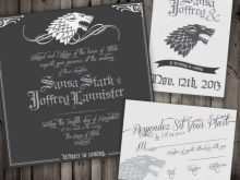 25 Visiting Game Of Thrones Wedding Invitation Template Templates by Game Of Thrones Wedding Invitation Template