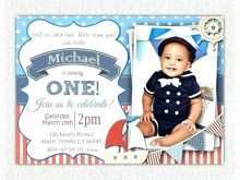 Nautical Birthday Invitation Template