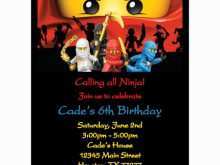 25 Visiting Ninjago Birthday Invitation Template Free With Stunning Design by Ninjago Birthday Invitation Template Free