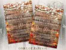 26 Best Rustic Birthday Invitation Template For Free with Rustic Birthday Invitation Template