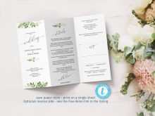 26 Best Z Fold Wedding Invitation Template Templates by Z Fold Wedding Invitation Template