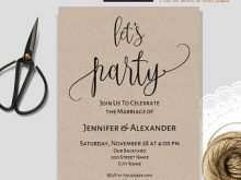 26 Blank Elopement Party Invitation Template With Stunning Design with Elopement Party Invitation Template